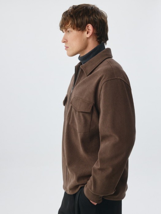 вельветовая куртка-рубашка из россии вид сбоку