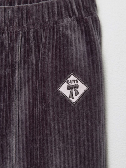 вельветовые джоггеры для девочек из россии вид сбоку