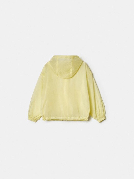 ветровка из полупрозрачного нейлона для мальчиков из нейлона спереди