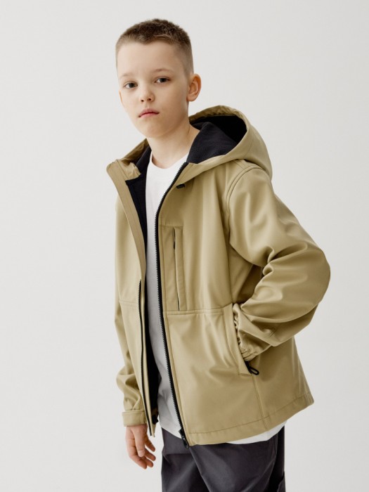 ветровка из softshell на флисе для мальчиков 4610517381323 фотография