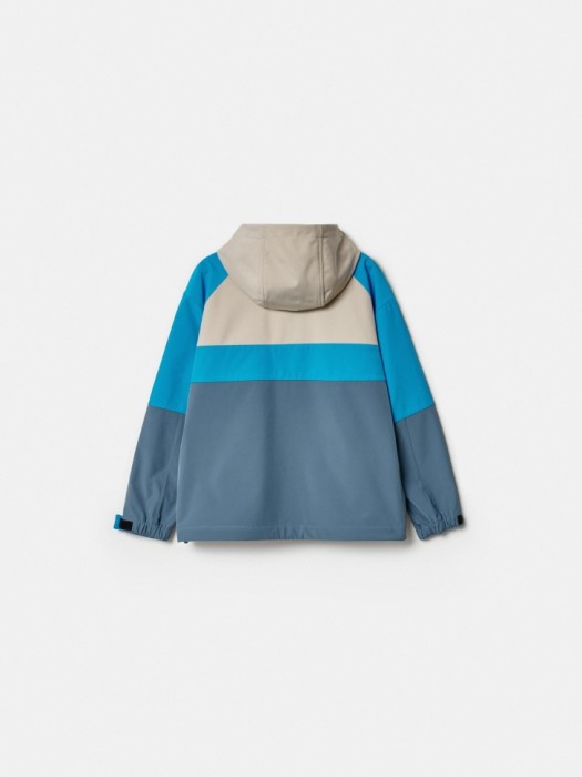 ветровка из softshell на флисе для мальчиков от бренда sela вид слева