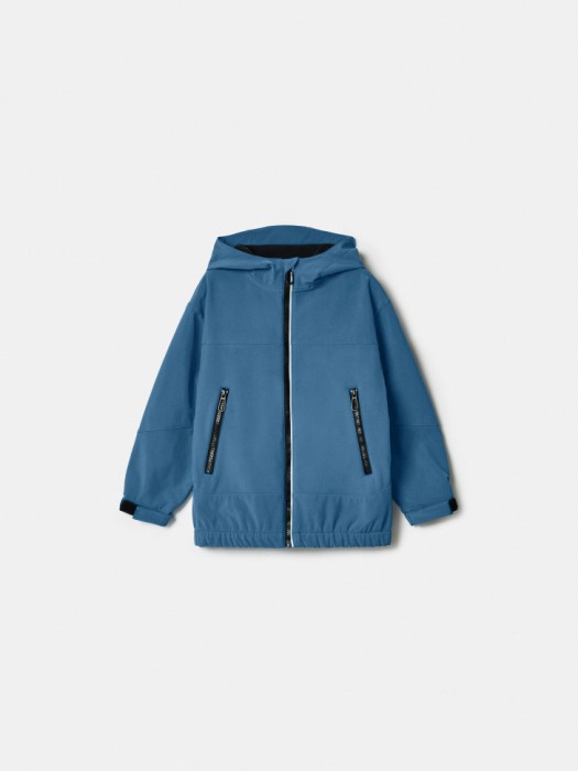 ветровка из softshell на флисе для мальчиков из россии вид сбоку