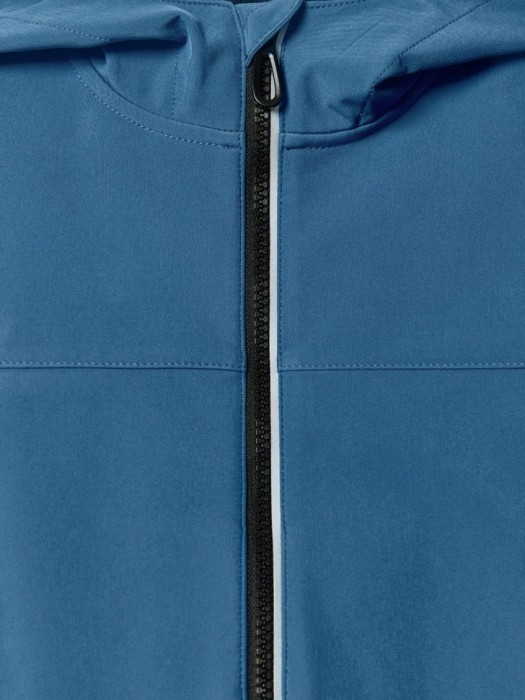 ветровка из softshell на флисе для мальчиков из флиса спереди