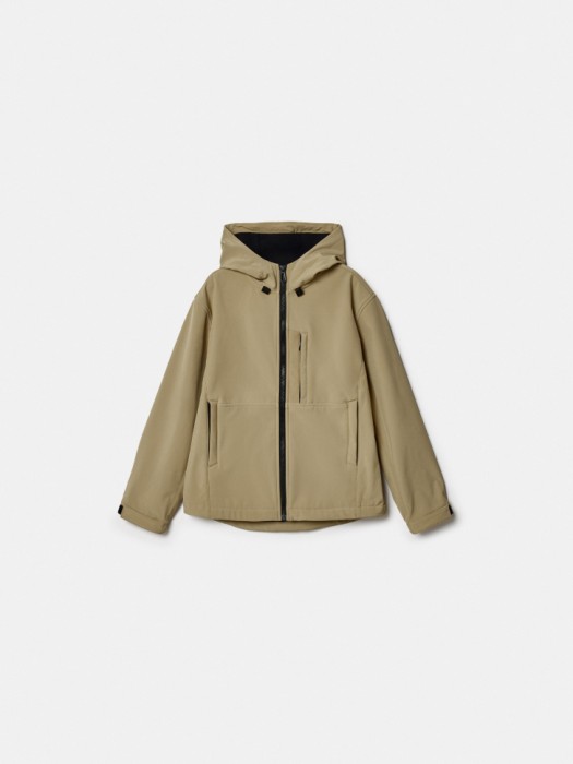 ветровка из softshell на флисе для мальчиков по цене 2299 руб вид справа