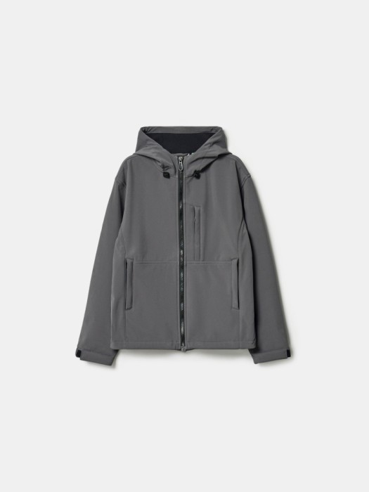 ветровка из softshell на флисе для мальчиков по цене 2299 руб вид справа