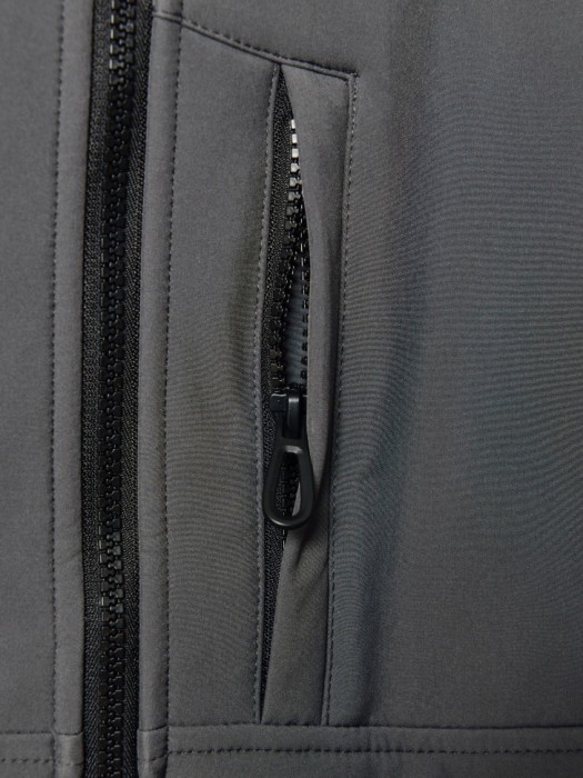 ветровка из softshell на флисе для мальчиков из флиса спереди