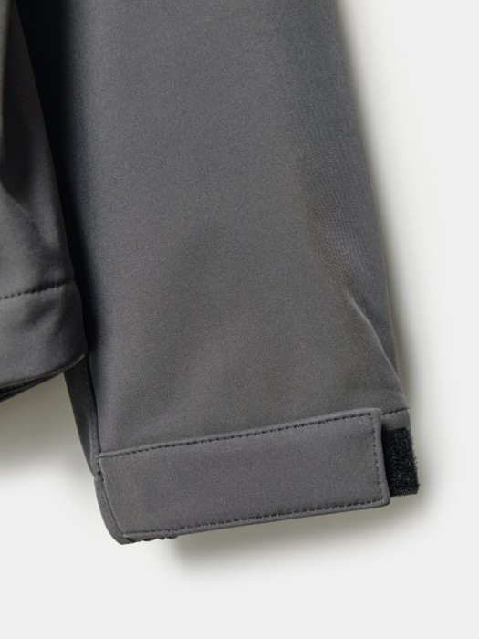 ветровка из softshell на флисе для мальчиков универсального стиля с лицевой стороны