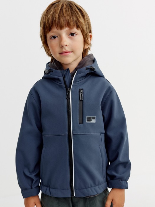 ветровка из softshell на флисе для мальчиков 4640611034894 фотография