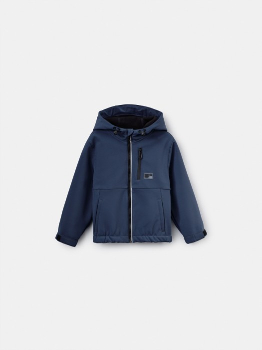 ветровка из softshell на флисе для мальчиков по цене 2499 руб вид справа