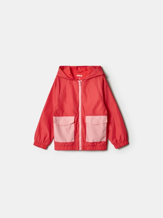 ветровка с капюшоном для девочек по цене 2499 руб вид справа