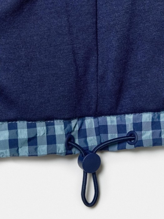 ветровка в клетку для девочек универсального стиля с лицевой стороны