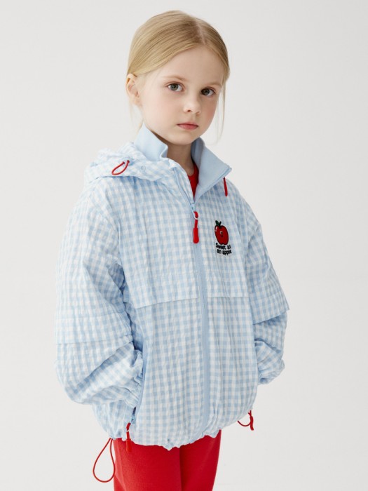 ветровка в клетку для девочек 4610517473233 фотография
