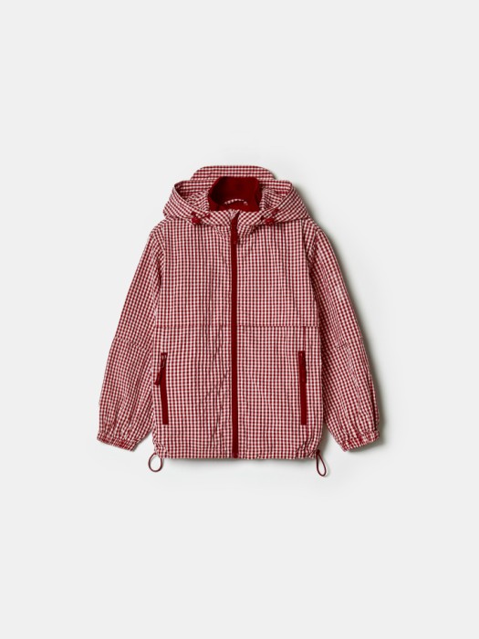 ветровка в клетку для мальчиков по цене 2799 руб вид справа