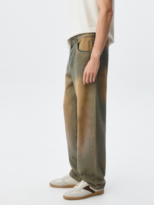 винтажные джинсы straight fit по цене 1799 руб вид справа