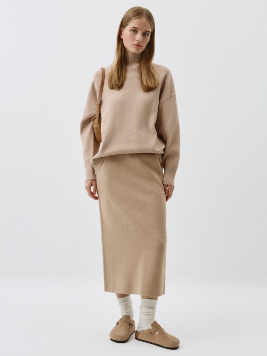 вязаная юбка миди 4610283724997 фотография