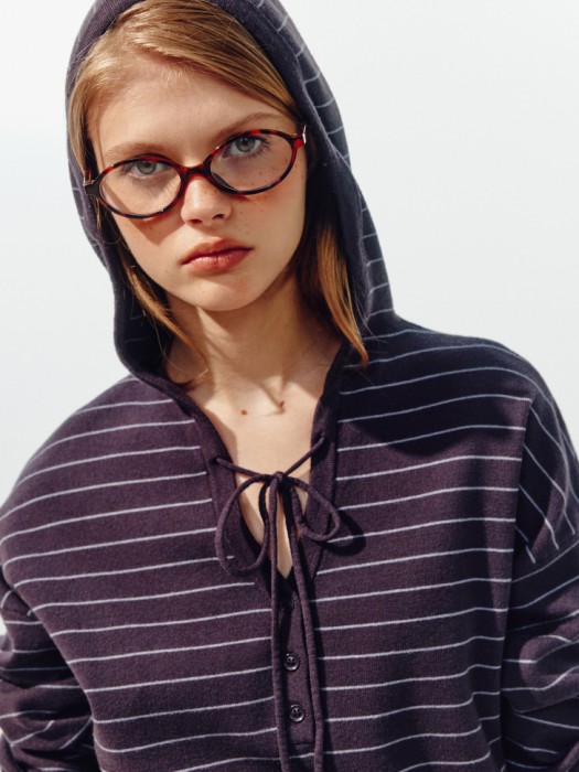 вязаное худи оверсайз из линейки  young 4610517906304 фотография