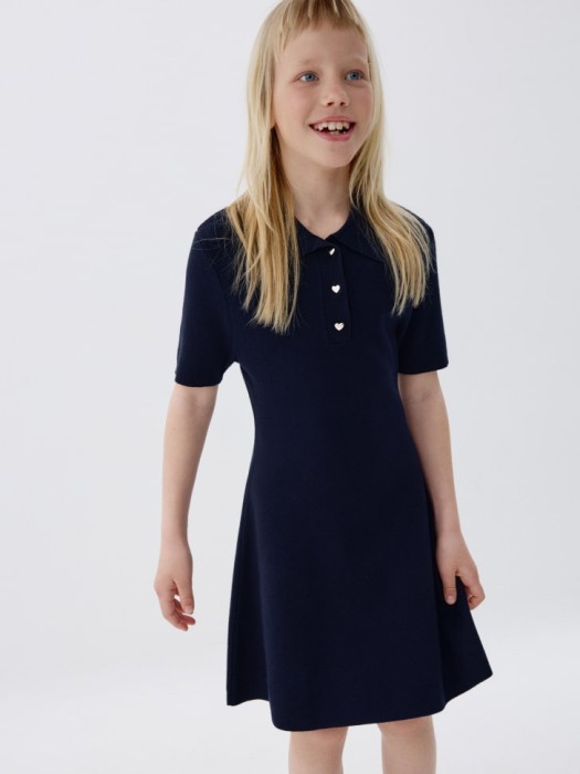 вязаное платье для девочек 4680704959611 фотография