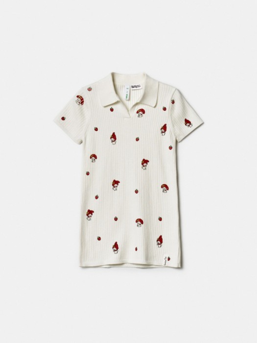 вязаное платье с принтом my melody для девочек по цене 1999 руб вид справа