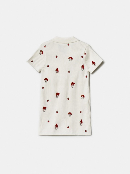 вязаное платье с принтом my melody для девочек из россии вид сбоку