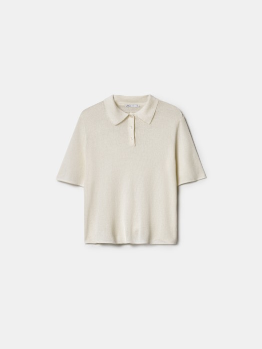 вязаное поло из смесового лиоцелла 4610517754813 фотография