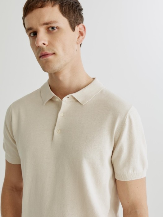 вязаное поло с коротким рукавом 4610517435781 фотография