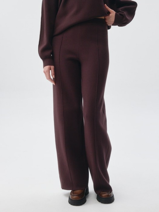 вязаные брюки с декоративными швами 4610517027405 фотография