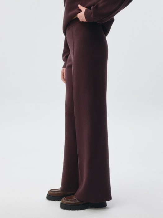 вязаные брюки с декоративными швами из россии вид сбоку