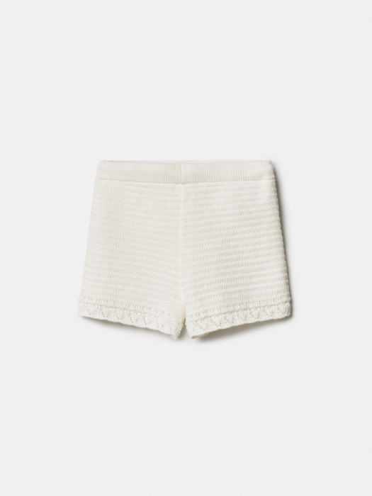 вязаные шорты для девочек из россии вид сбоку