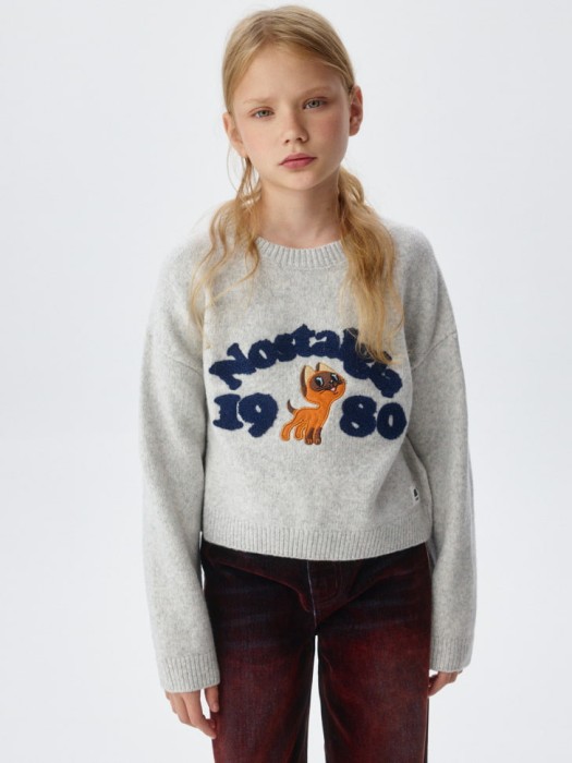 вязаный джемпер для девочек  x союзмультфильм 4610517050335 фотография