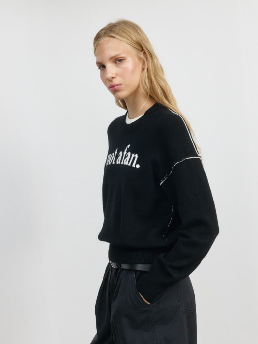 вязаный джемпер из линейки  young из россии вид сбоку