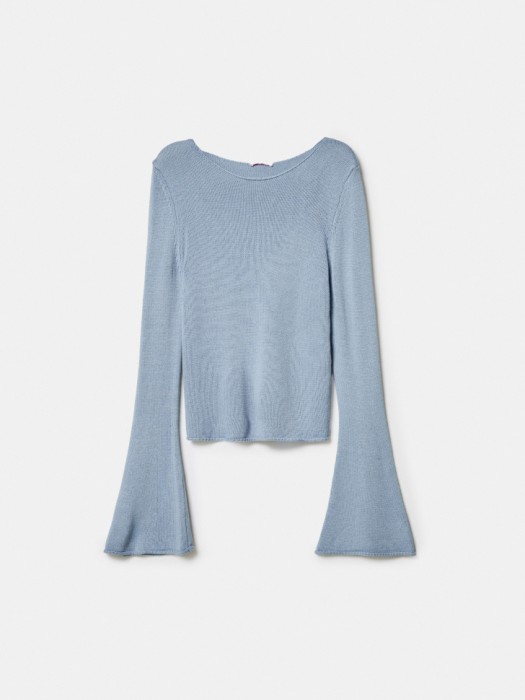 вязаный джемпер из линейки  young из вискозы спереди