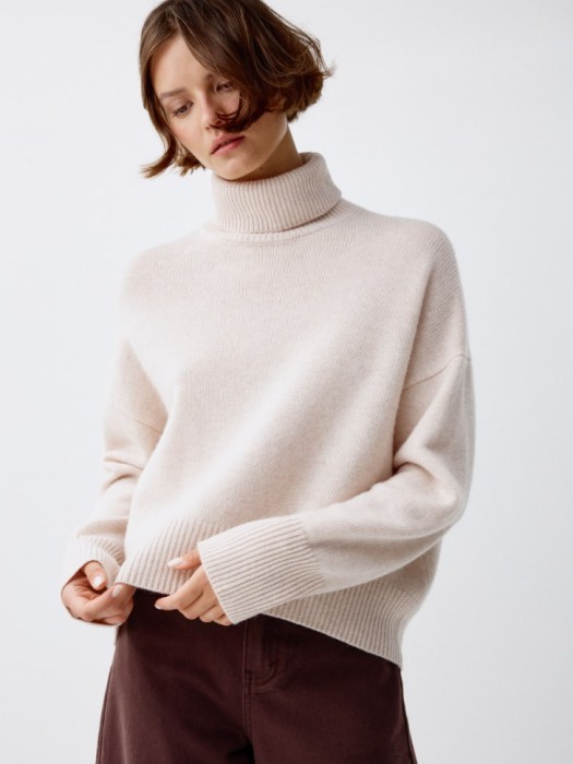 вязаный джемпер из шерсти и кашемира по цене 7999 руб вид справа