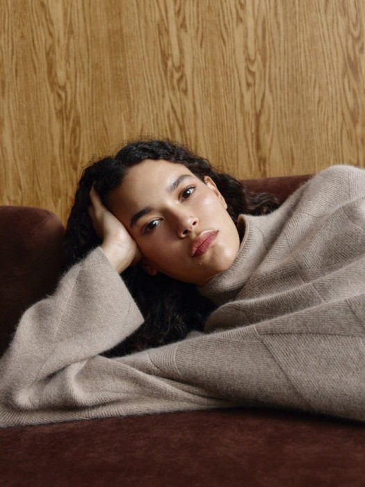 вязаный джемпер из смесовой шерсти по цене 3799 руб вид справа