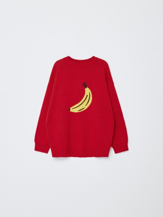 вязаный джемпер оверсайз с принтом для девочек 4680798089867 фотография