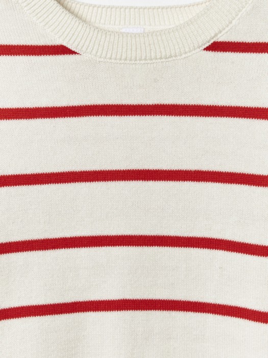 вязаный джемпер с бантиками на спине для девочек из хлопка спереди