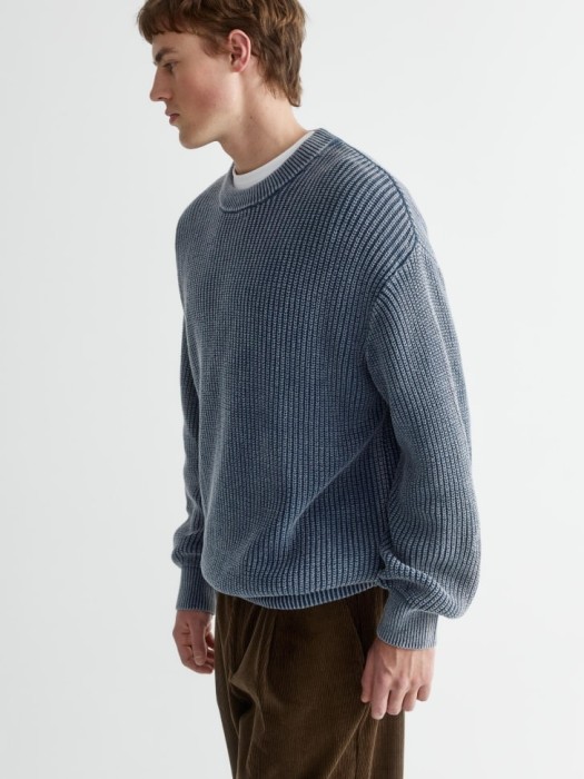 вязаный джемпер с эффектом стирки по цене 1799 руб вид справа