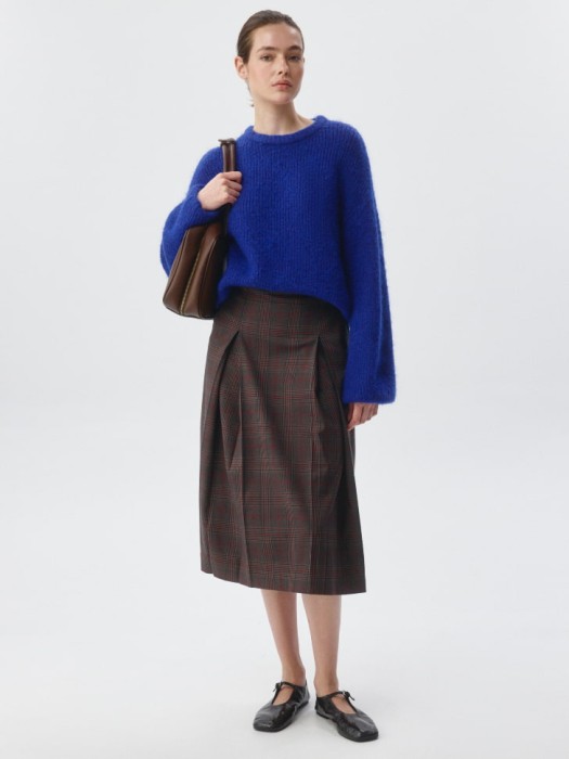 вязаный джемпер с содержанием шерсти из россии вид сбоку