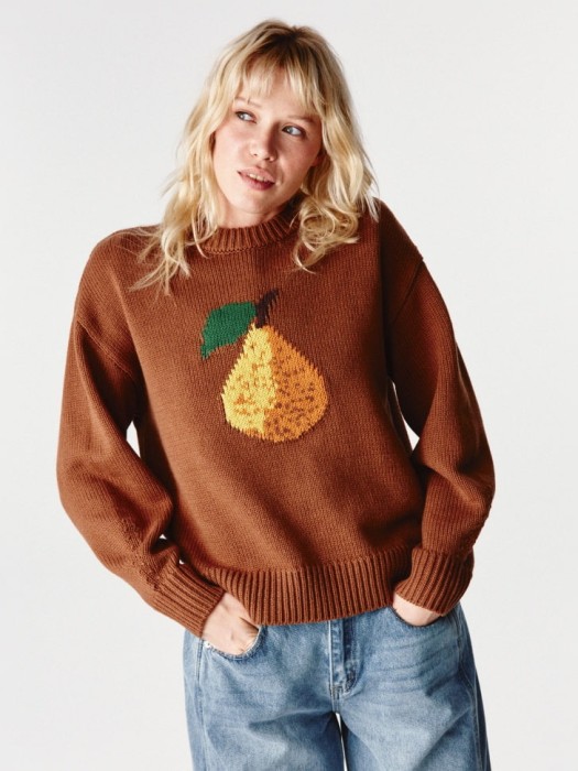 вязаный джемпер с вышивкой 4610517066091 фотография