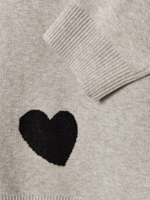 вязаный джемпер с жаккардовым принтом для девочек по цене 2599 руб вид справа