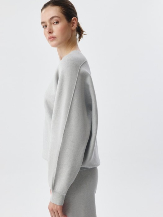 вязаный джемпер жаккардовой вязки из россии вид сбоку