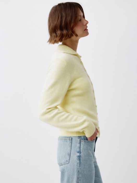 вязаный кардиган из смесовой шерсти по цене 5599 руб вид справа