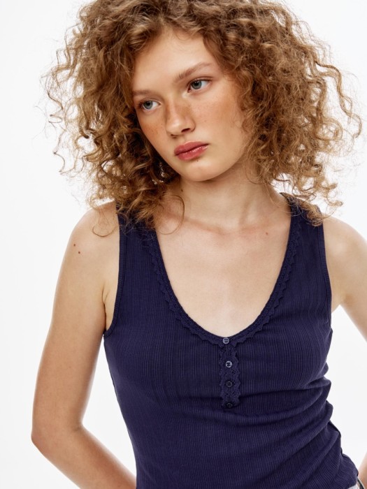 вязаный топ с кружевом из линейки  young 4680798807287 фотография