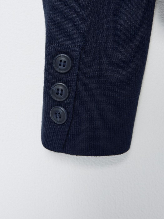 вязаный жакет для девочек из льна спереди