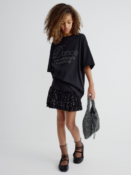 юбка-баллон с декором из пайеток для девочек 4610517186744 фотография