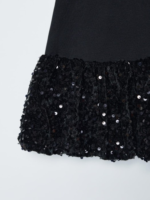юбка-баллон с декором из пайеток для девочек по цене 1599 руб вид справа