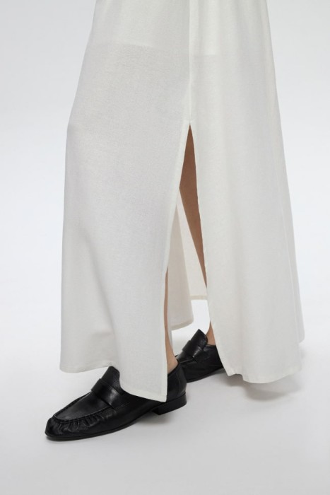 юбка макси из вискозы и льна по цене 1499 руб вид справа