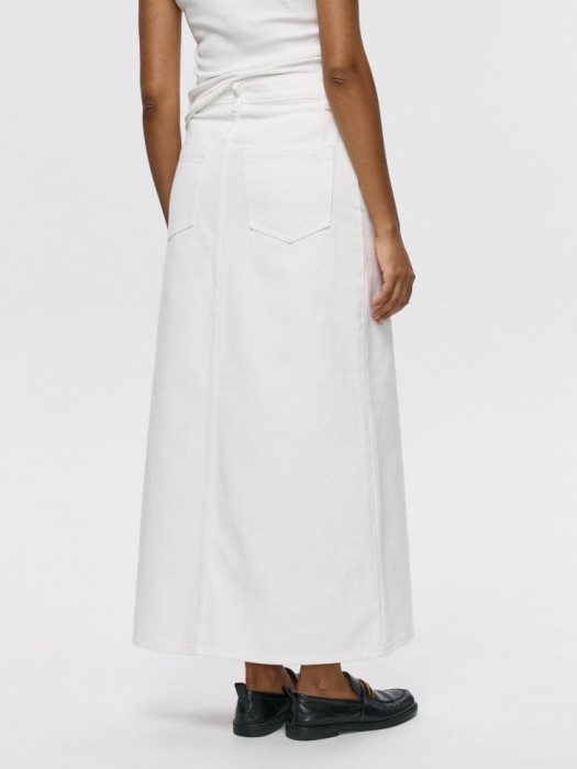 юбка макси с разрезом спереди по цене 2999 руб вид справа