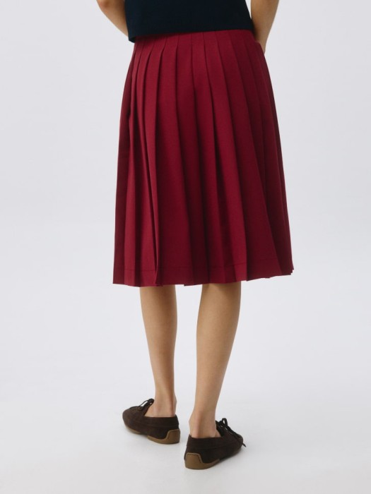 юбка миди из костюмной ткани по цене 1499 руб вид справа
