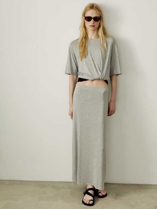 юбка миди из смесовой вискозы 4640611197179 фотография