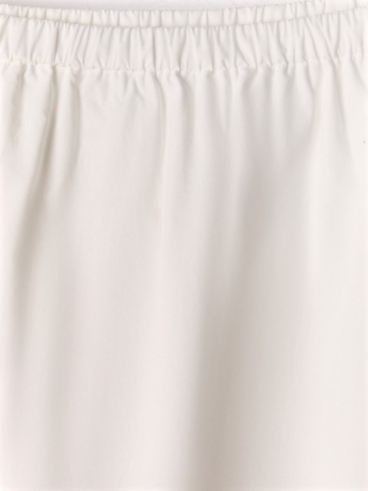 юбка миди с оборкой из хлопка от бренда sela вид слева